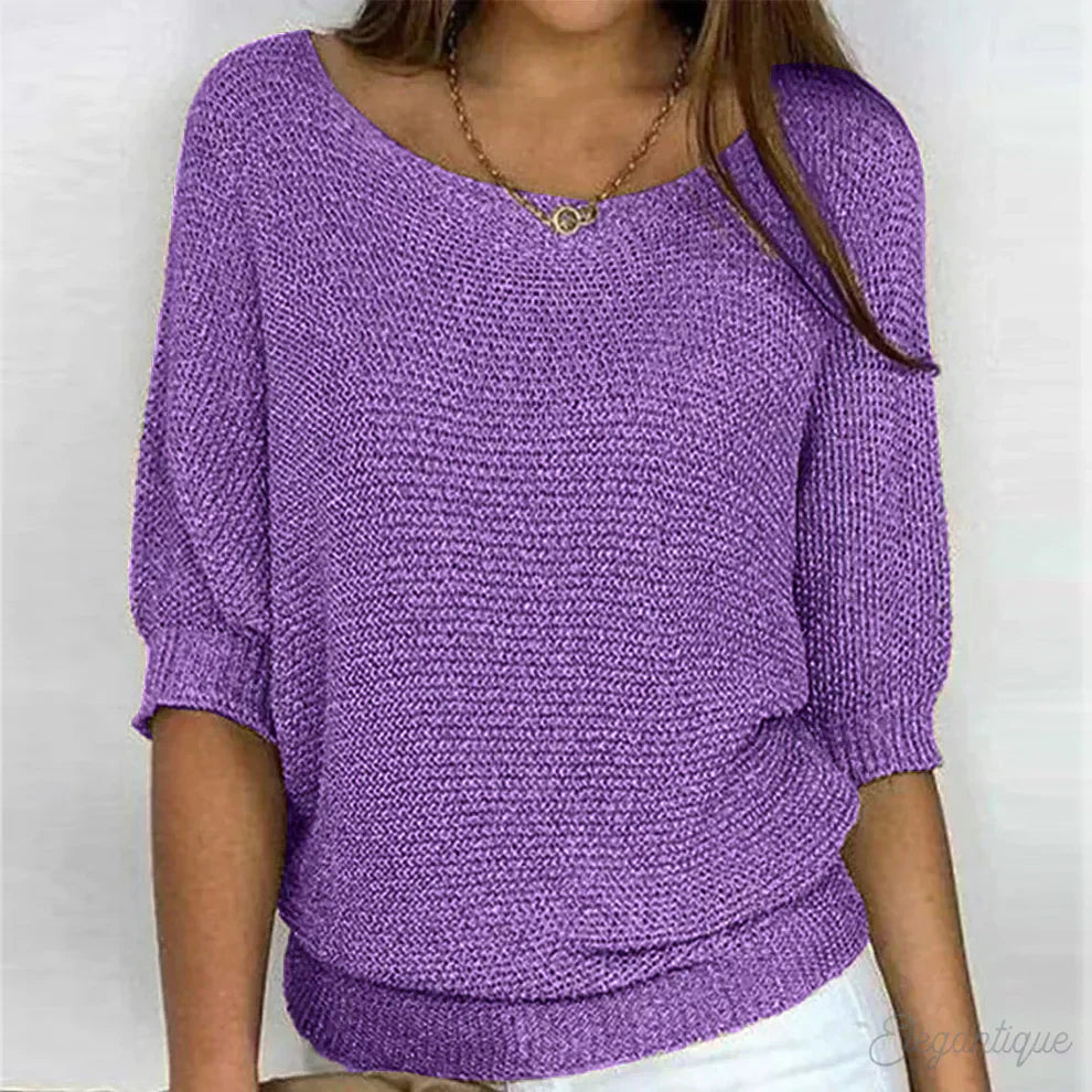 Giselle™ | Effortlessly Chic Loose Knit Sweater