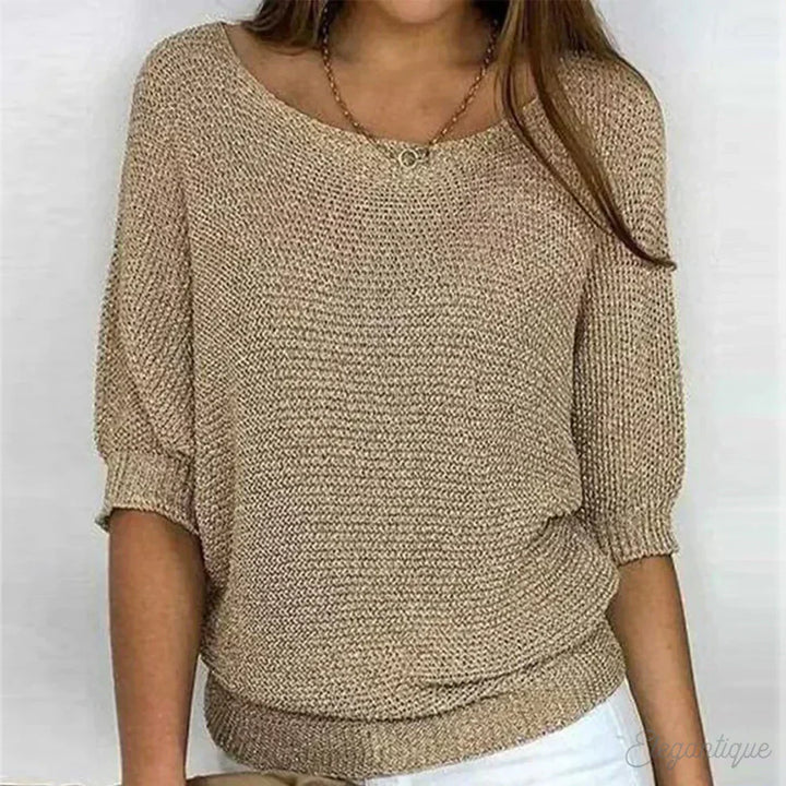 Giselle™ | Effortlessly Chic Loose Knit Sweater
